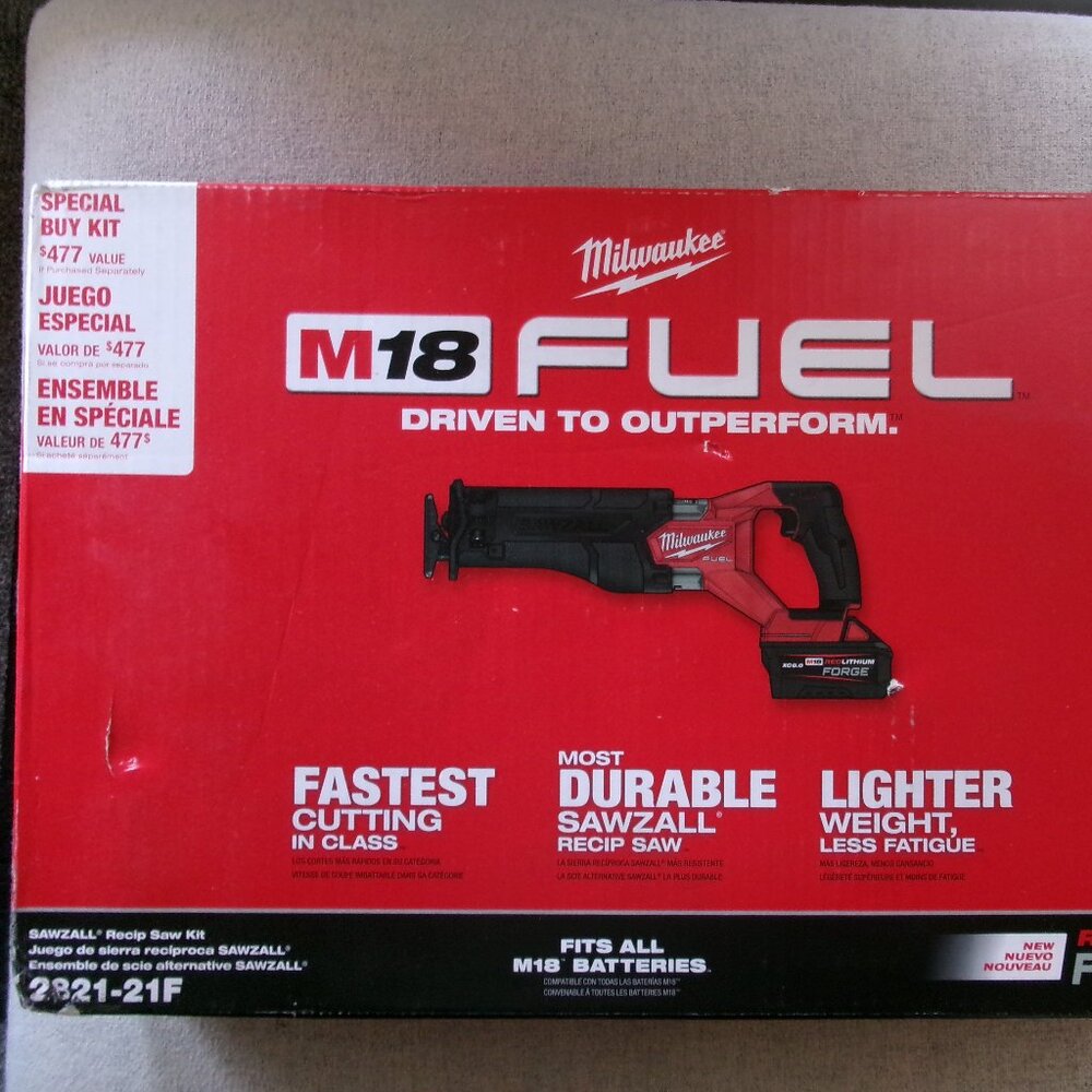 Milwaukee M18 Sawzall Reciprocating Saw Kit - New in Box